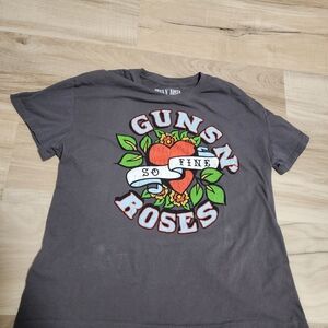 Guns N' Roses SO Ffine Gray Graphic Tee